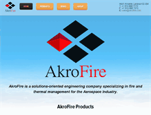 Tablet Screenshot of akrofire.com